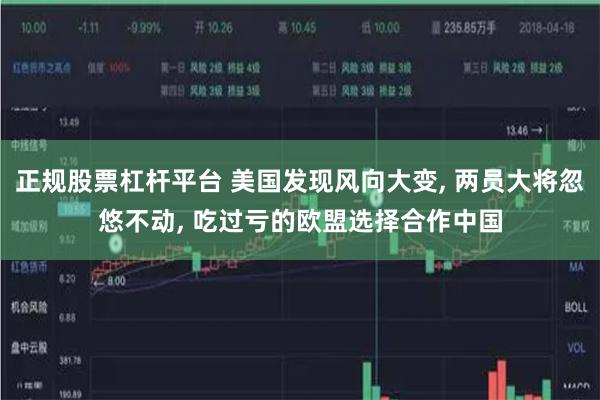 正规股票杠杆平台 美国发现风向大变, 两员大将忽悠不动, 吃过亏的欧盟选择合作中国