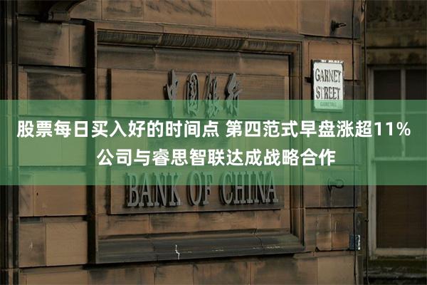 股票每日买入好的时间点 第四范式早盘涨超11% 公司与睿