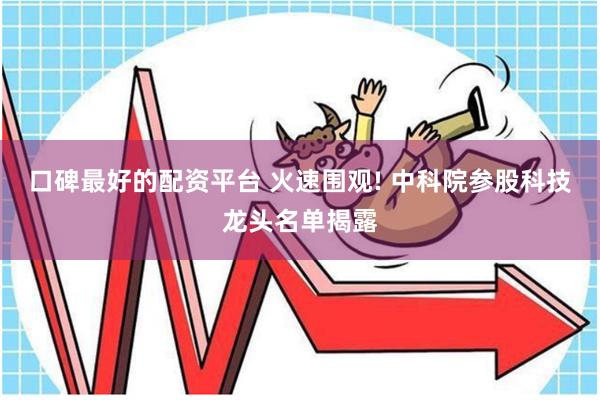 口碑最好的配资平台 火速围观! 中科院参股科技龙头名单揭露